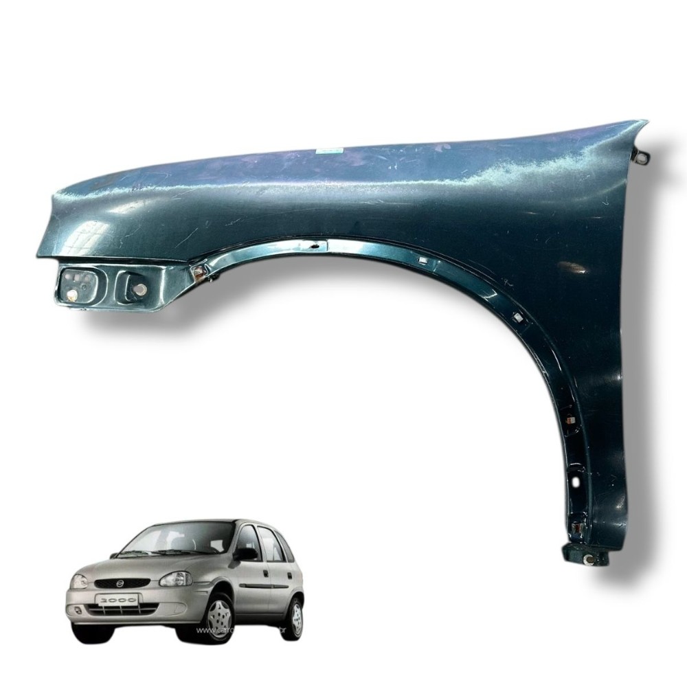 Paralama lado esquerdo GM Corsa 1999 2000 2011 2002 2003 1