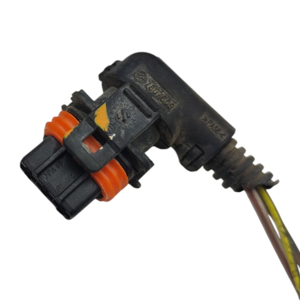 Plug conector bobina ignição Fiat Idea 1.8 etorq dualogic 13 4