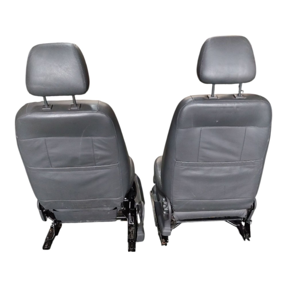Par Banco Dianteiro Couro Ford Ecosport 2003 2004 2005 06 07 Cinza 4