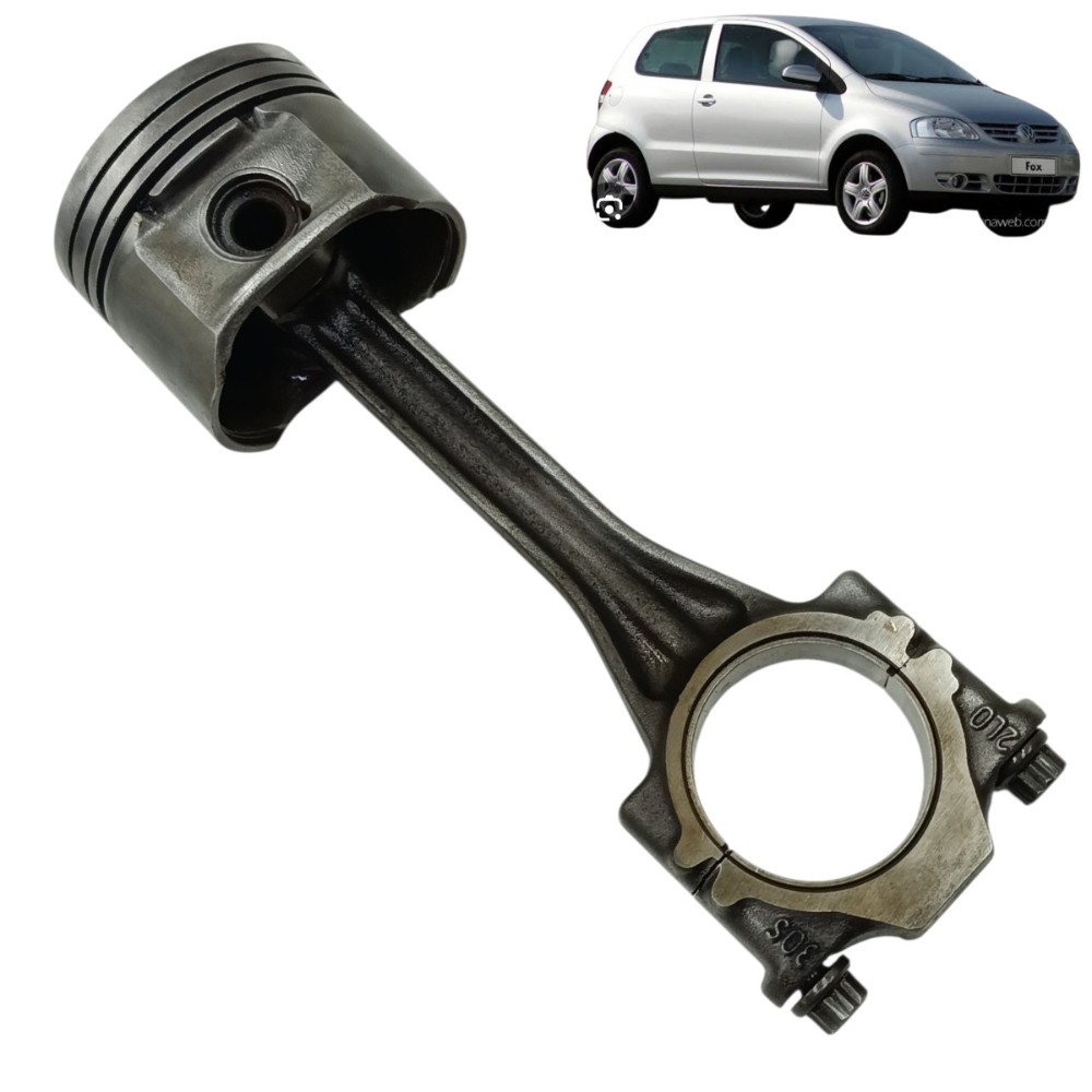 Pistão com biela std vw fox 1.0 2003 até 2008