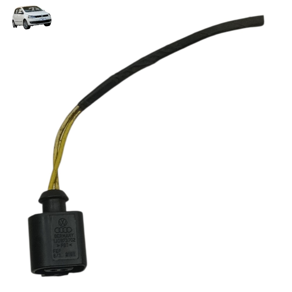 Plug Conector Fechadura Porta Traseira Vw Fox 2014 2013 2012