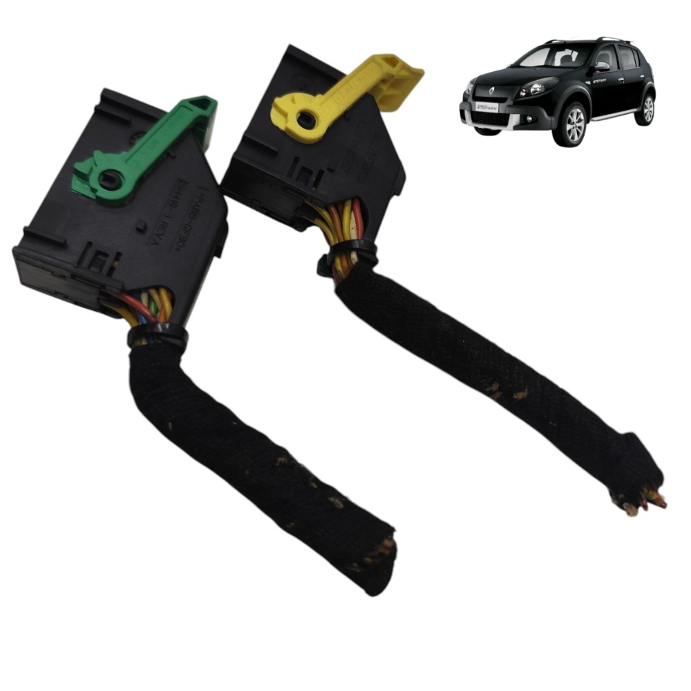 Par plug conector módulo airbag Renault Sandero 2012 2013 14