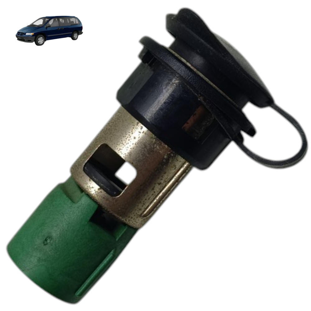 Tomada 12v Painel Chrysler Grand Caravan 1997 1998 1999 2000 Preto 1