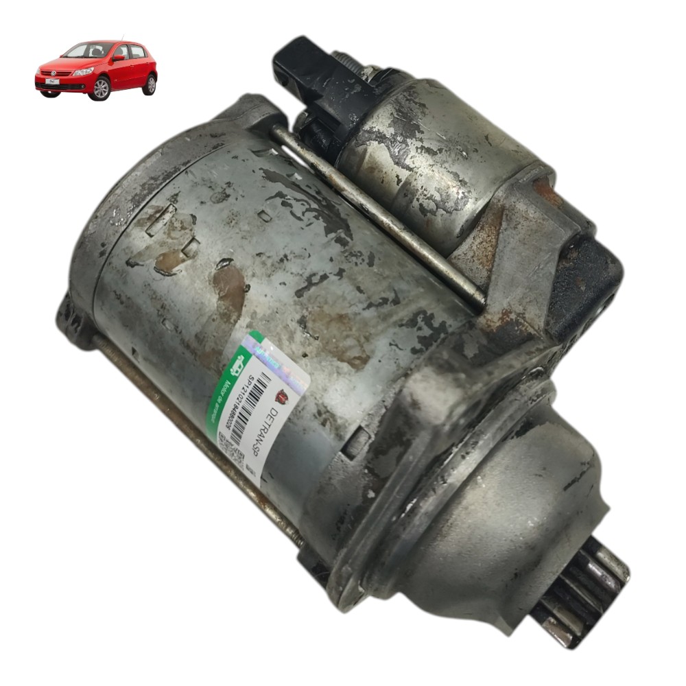 Motor arranque partida VW Gol G4 1.0 8v 2005 2013 10 Dentes
