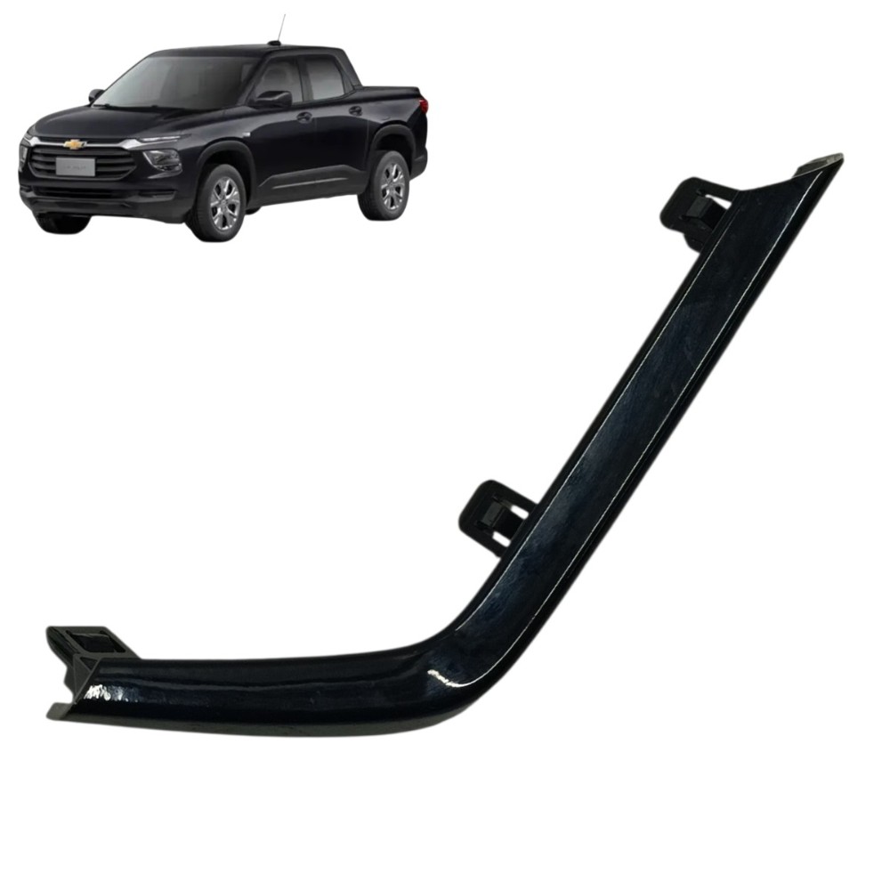 Acabamento Esquerdo Painel Gm Montana Rs 2024 2025 2026 Preto Moldado