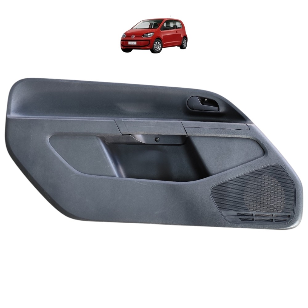 Forro Porta Esquerda Vw Up 2014 2015 2016 2017 2018 2 Portas Preto 1