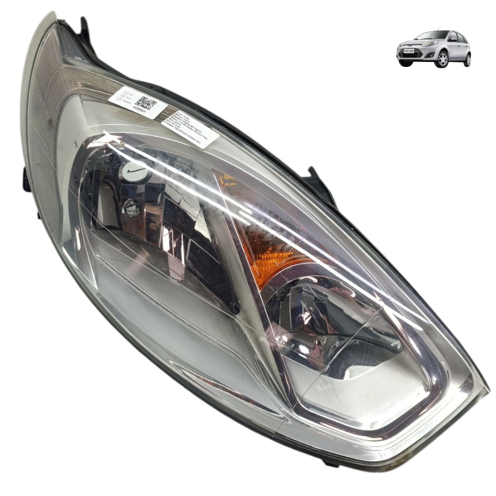 Farol Direito Ford Fiesta Zetec 2014 2013 Para Retirar Lente 1