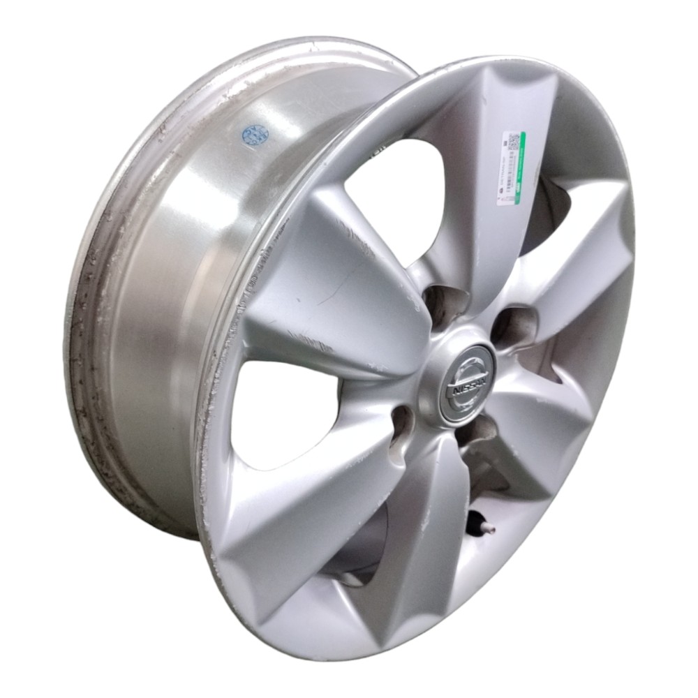 Jogo Roda Aro 15 4×114 Nissan Livina Tiida 2012 2013 Detalhe Cinza 6