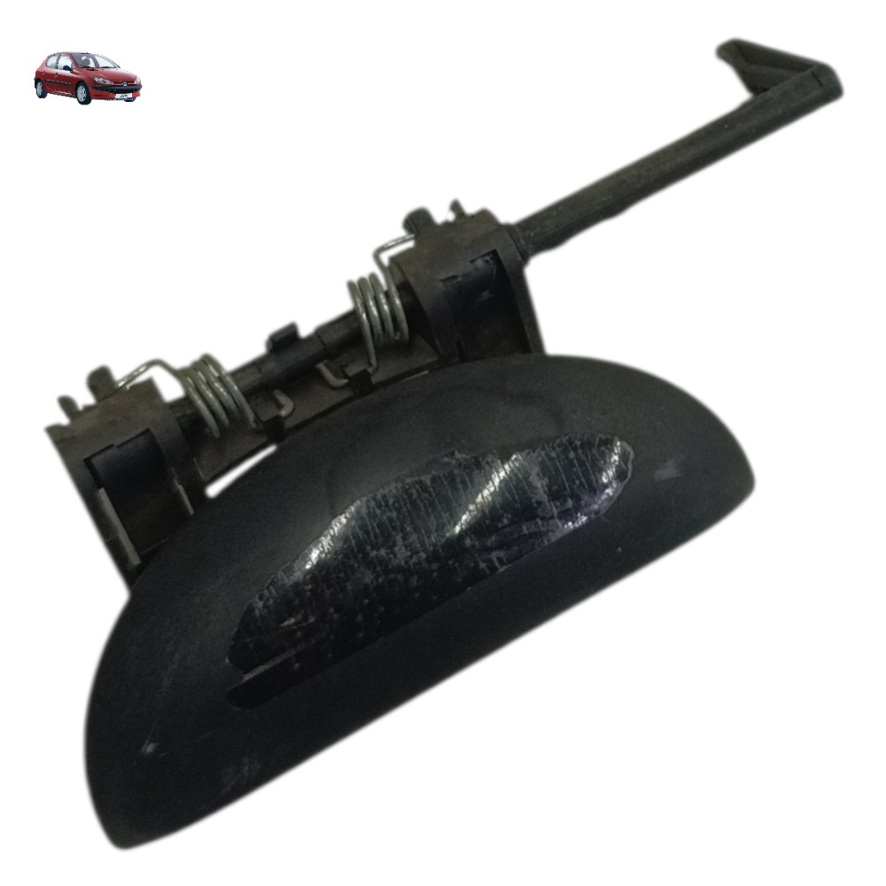 Maçaneta externa dianteira esquerda Peugeot 206 2001 2002 03 1