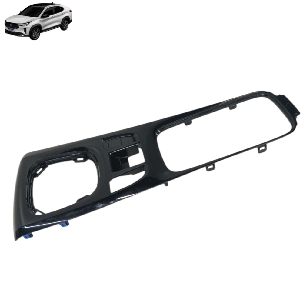 Moldura alavanca trambulador marcha fiat fastback 2023 2024