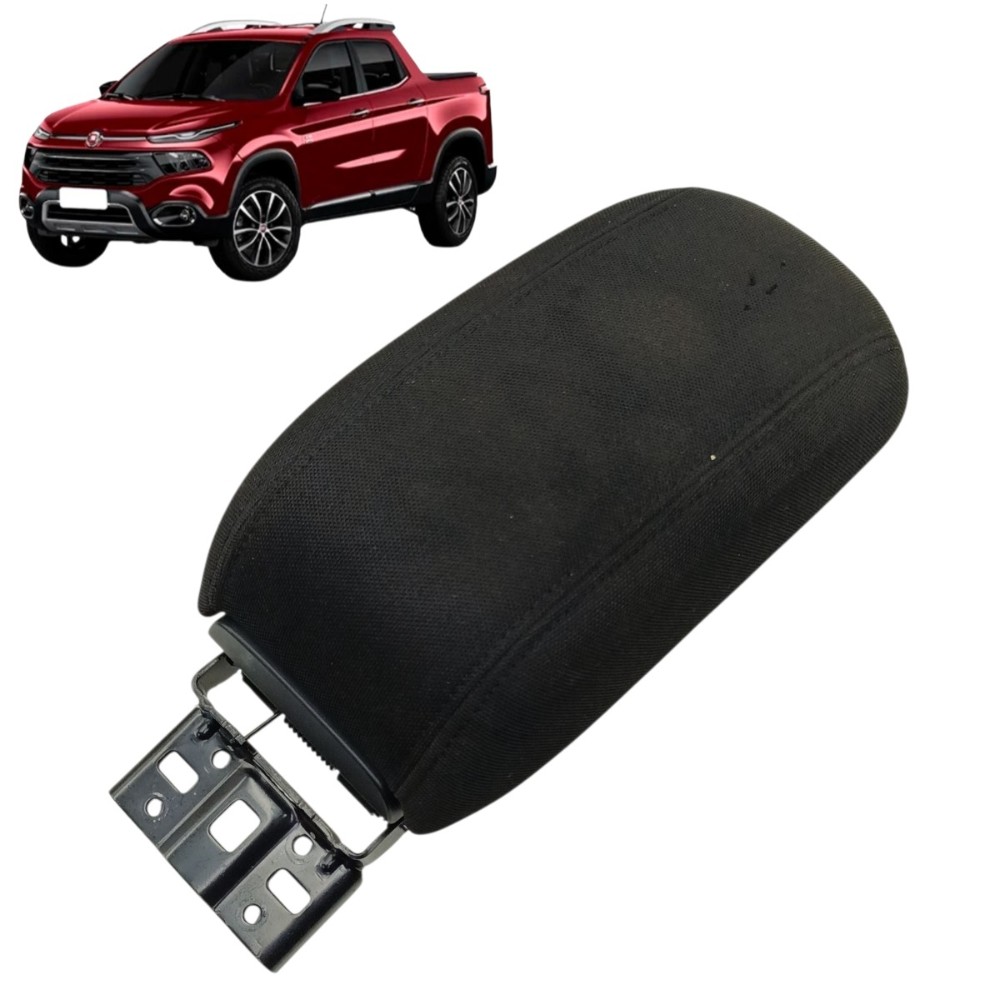 Encosto apoio braço console central Fiat Toro 2016 2017 2021