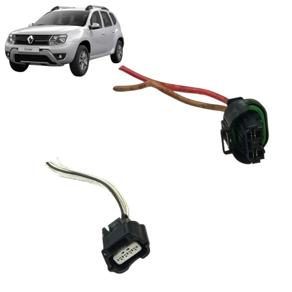 Par Plug Resistência Ventoinha Renault Duster 1.6 2017 2018