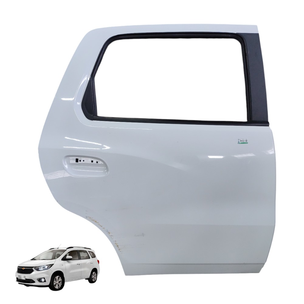 Porta Traseira Direita Gm Spin 2024 2023 2022 2021 A 2014 Traseira Direita Branco 1