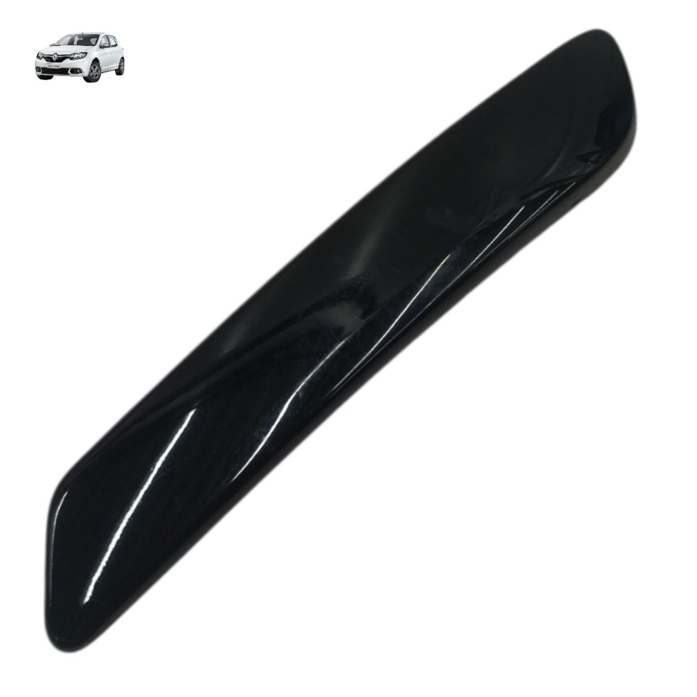 Acabamento Puxador Interno Esquerdo Renault Sandero 16 Preto Dianteira/traseira