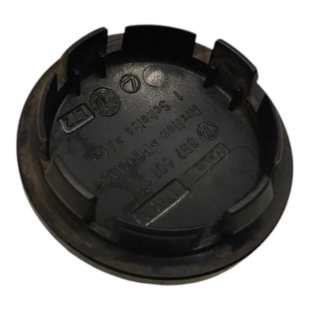 Calotinha Central Roda Vw Tiguan 2010 2011 2012 65mm Preto 4