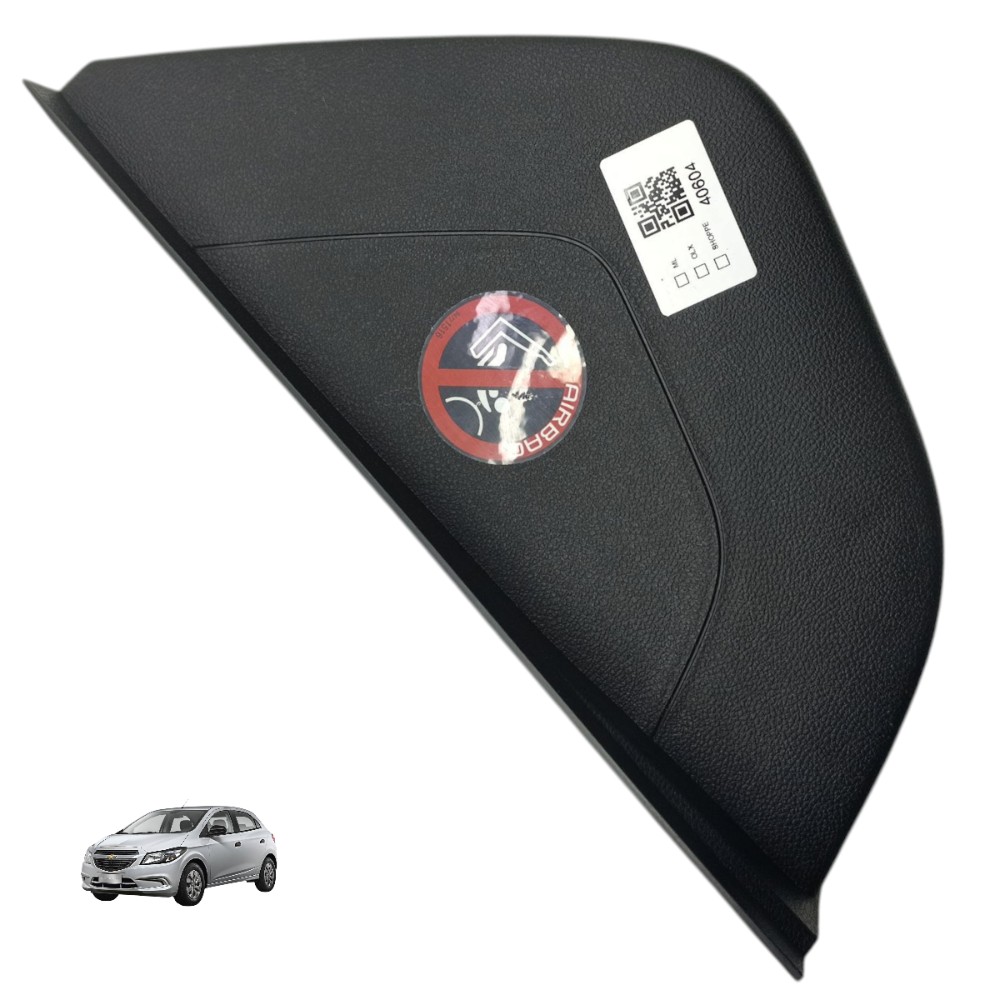 Acabamento Lateral Direito Capa Painel Gm Onix 2013 Á 2019 Preto Moldado 1