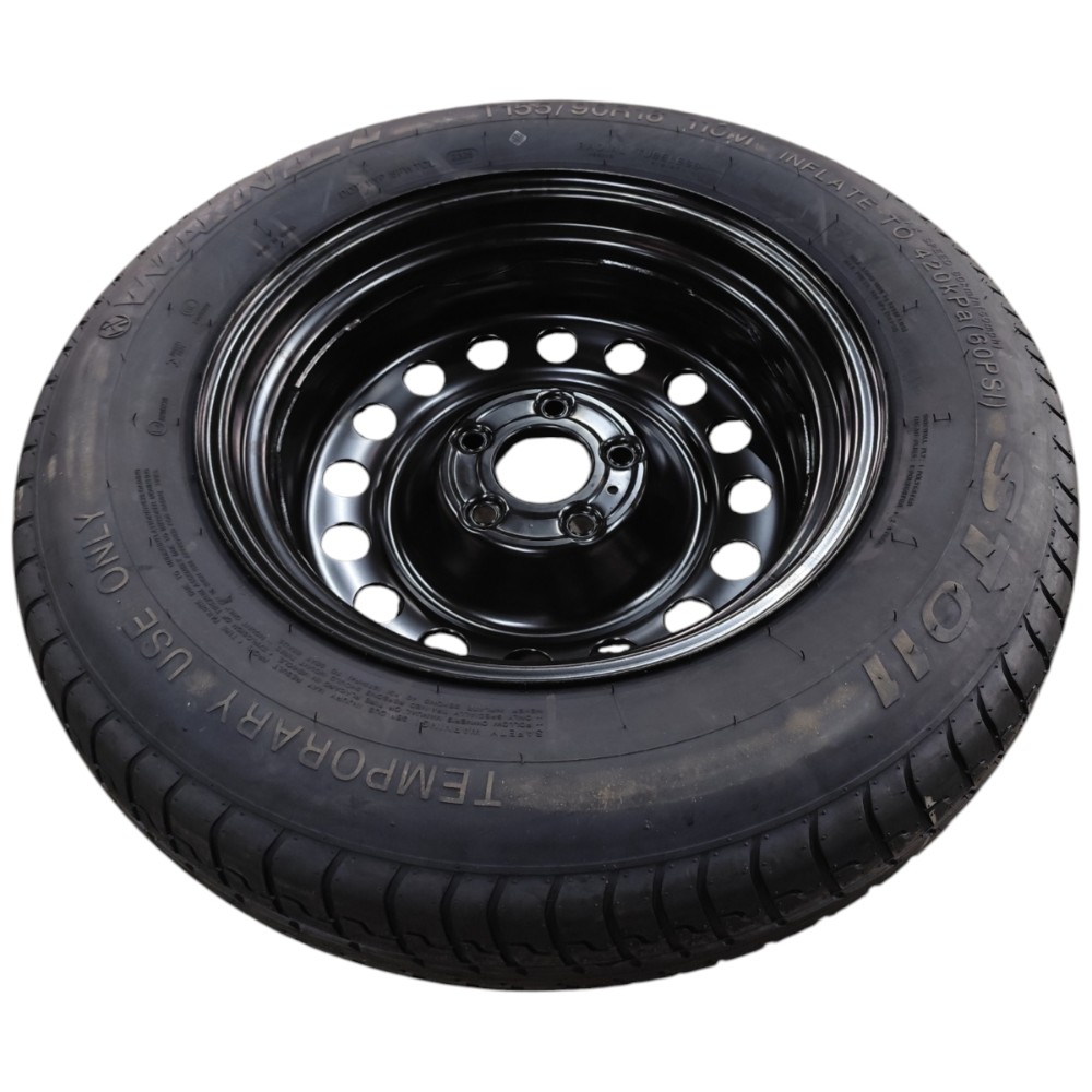 Roda Estepe Fino Aro 16 5×114,3 Hyundai Creta 2026 2025 Preto 5