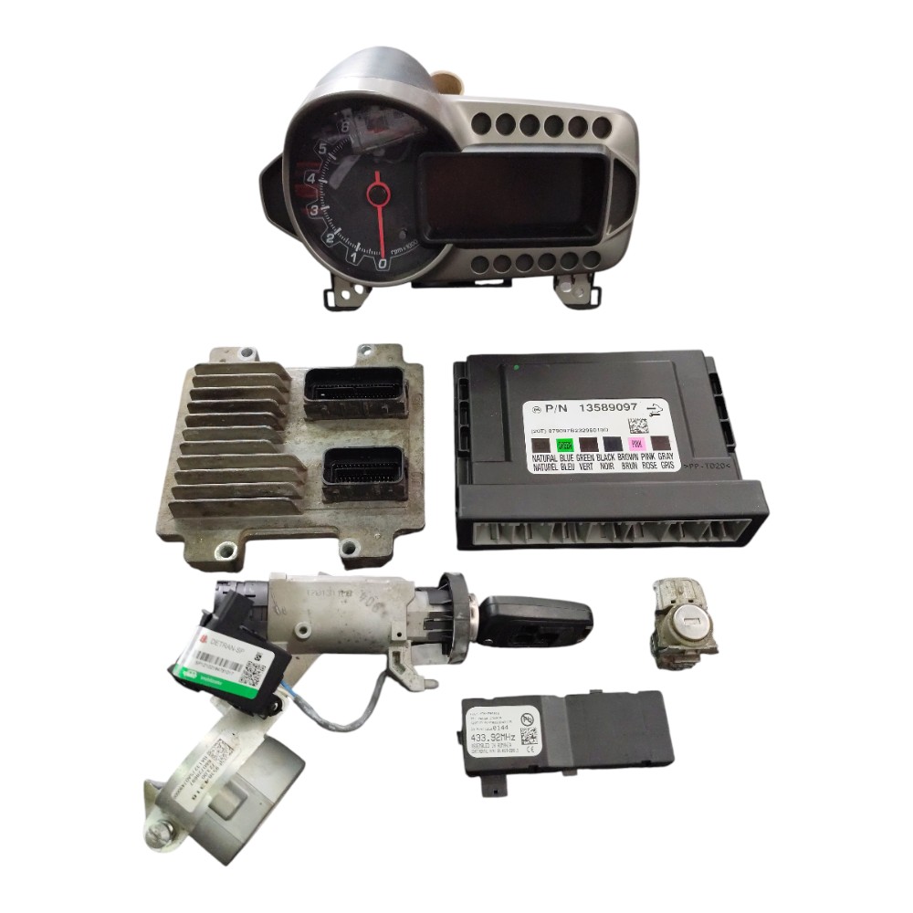 Kit Code módulo injeção GM Sonic 1.6 16v automático 2013 14 1