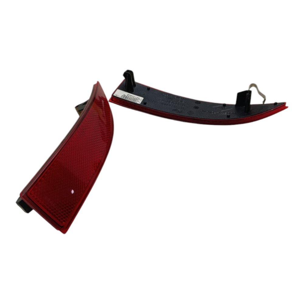 Par Refletor Parachoque Traseiro Renault Logan 2017 2018 19 Vermelho 4