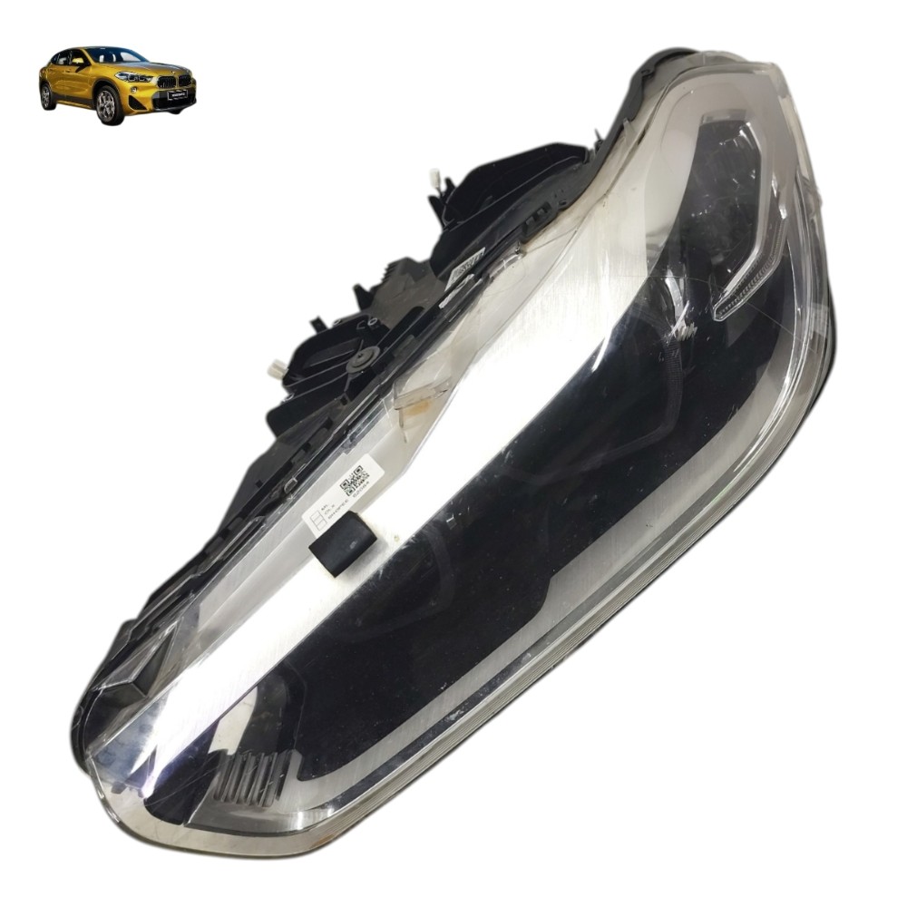 Farol Esquerdo Para Retirar Cromo Interno Bmw X2 Sdrive 2019 Esquerdo/motorista 1