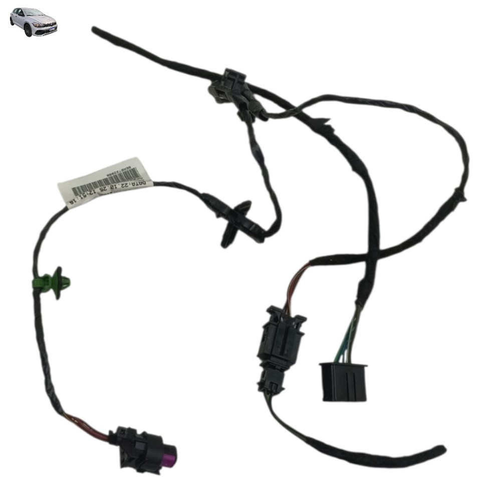 Par plug conector fechadura dianteira direita vw polo 2026