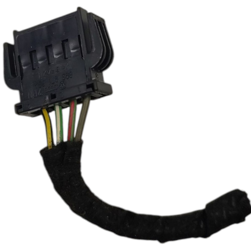 Plug Conector Motor Limpador Traseiro Vw Fox Gol 2010 2009 2