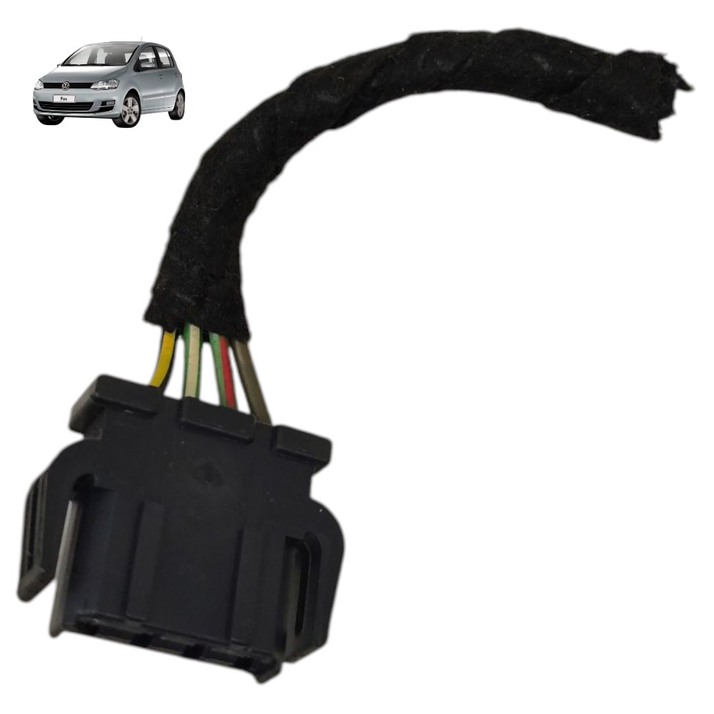 Plug Conector Motor Limpador Traseiro Vw Fox Gol 2010 2009 1