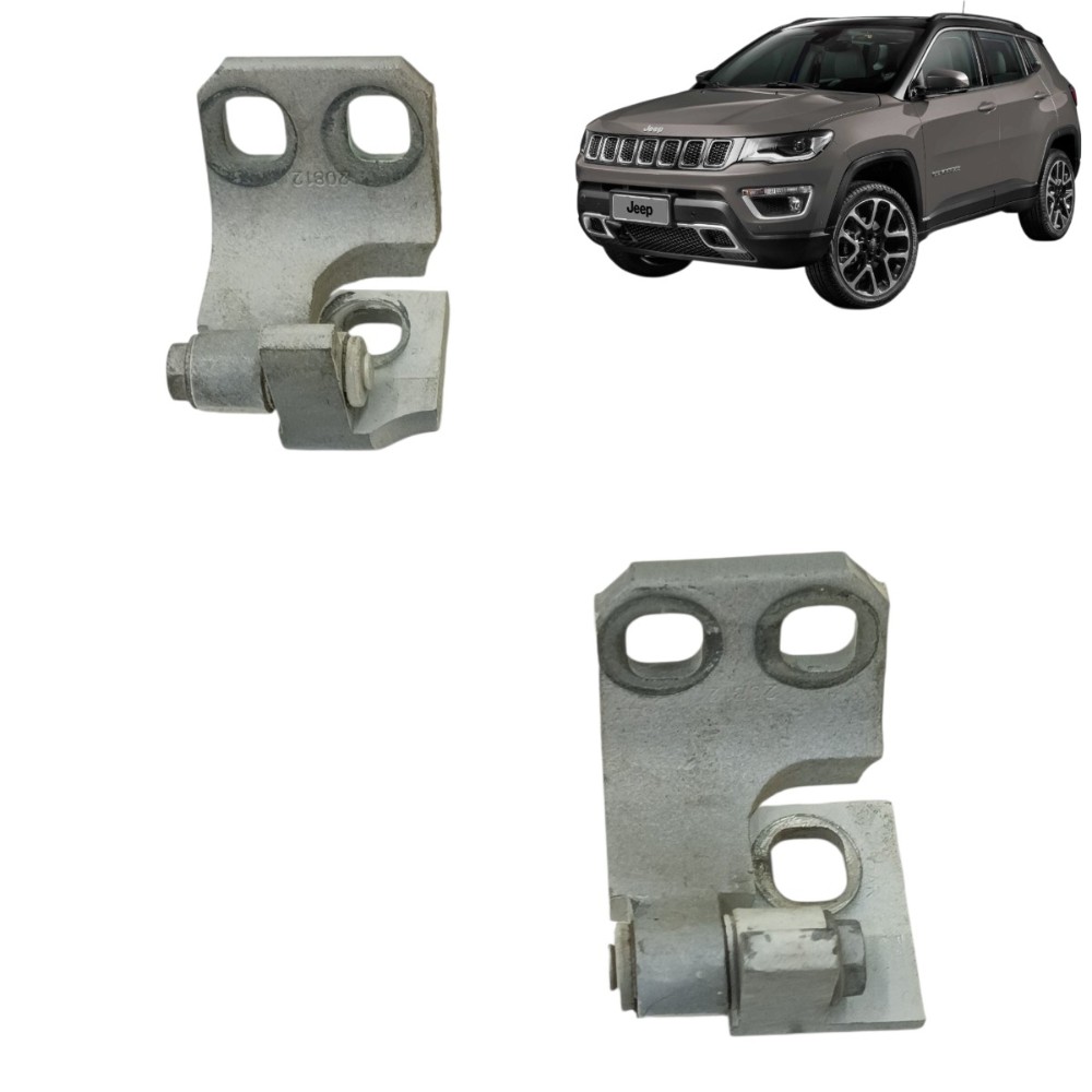 Par Dobradiça Porta Dianteira Esquerda Jeep Compass 2019 20