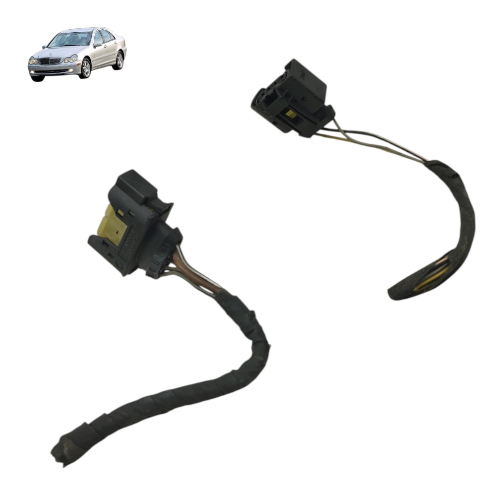 Par Plug Conector Farol Mercedes C230 2002 2003 2004 2005 1