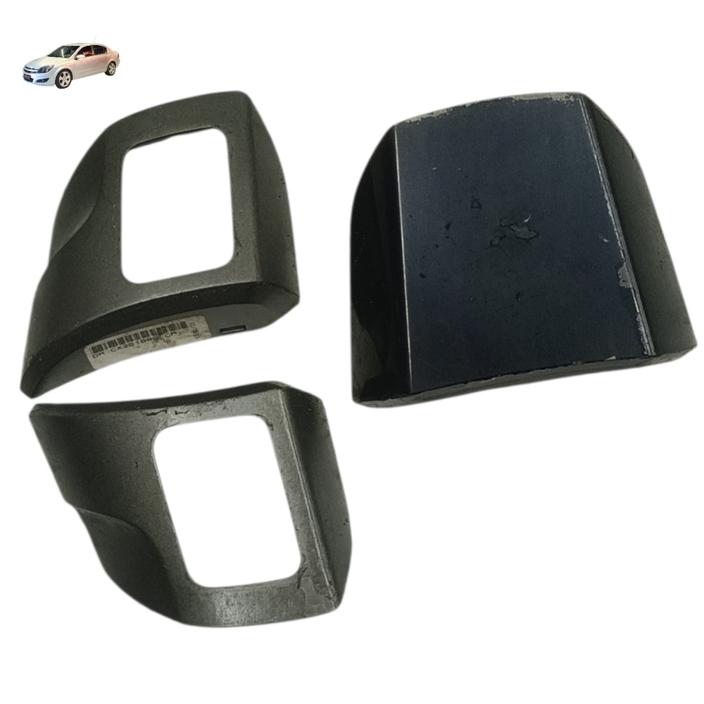 Jogo Acabamento Volante Direção Gm Vectra Gt 2011 2010 2009 Preto E Cinza Moldado 1