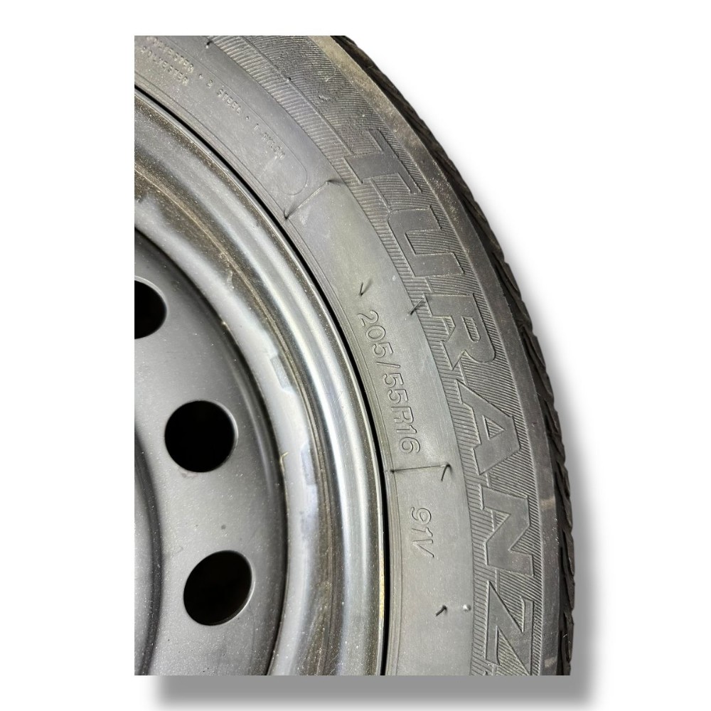 Roda estepe aro 16 pneu 205 55 toyota corolla 2017 5×100 4