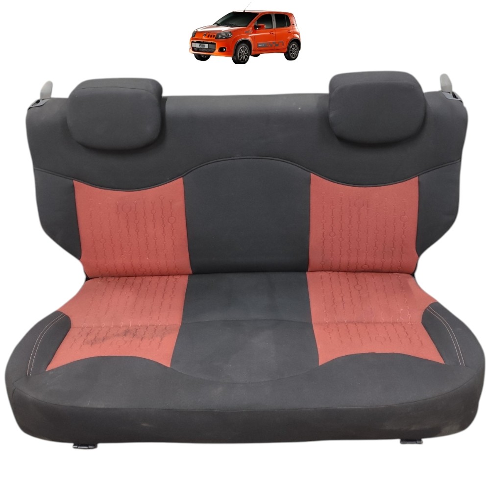 Banco Encosto Traseiro Fiat Uno Sporting 2011 2012 2013 2014 Preto/vermelho 1
