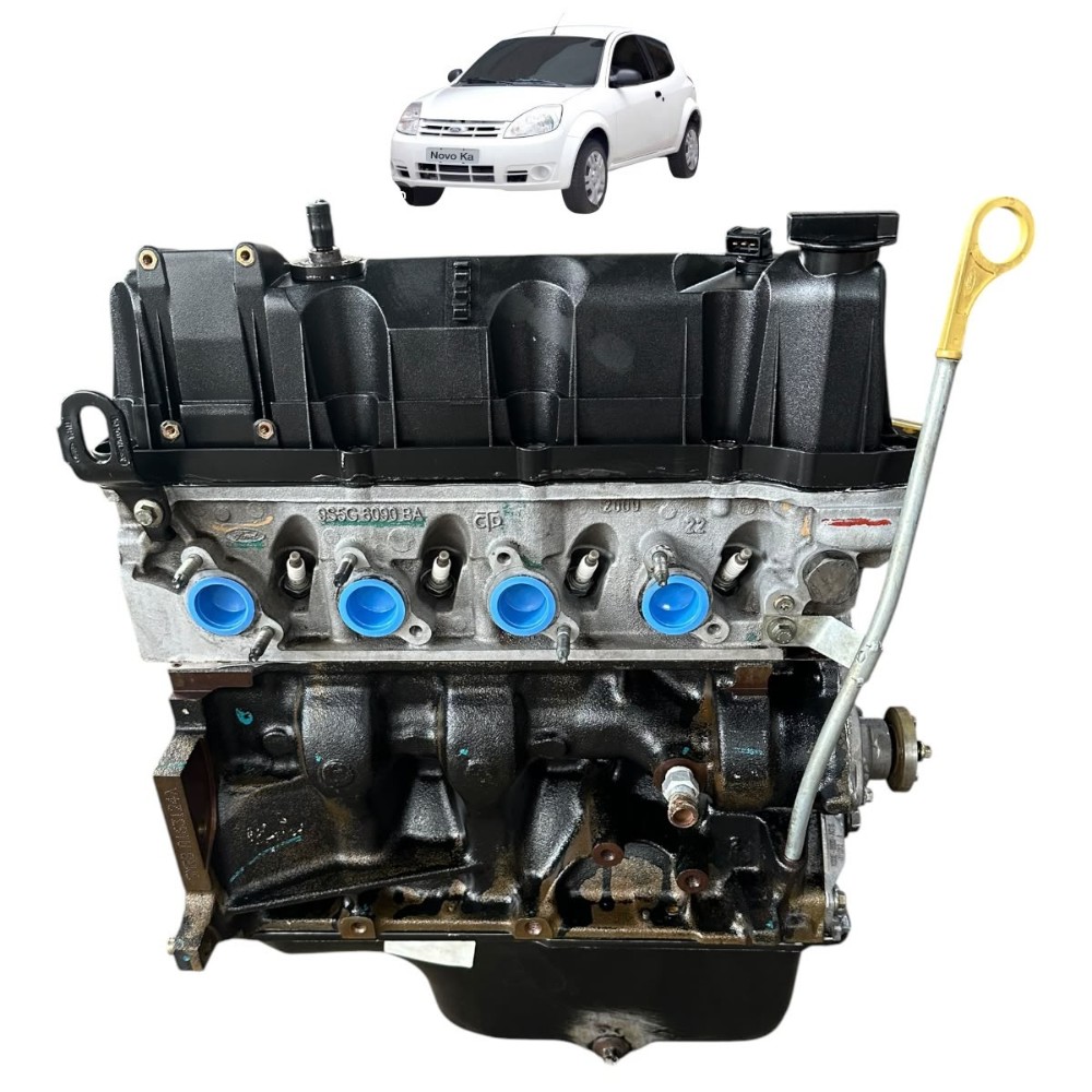 Motor Parcial Ford Ka Fiesta 1.0 Zetec Flex 73cv 2010 2011