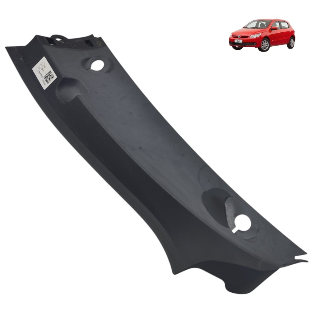 Grade Churrasqueira Esquerdo Vw Gol G5 2009 2010 2011 Preto