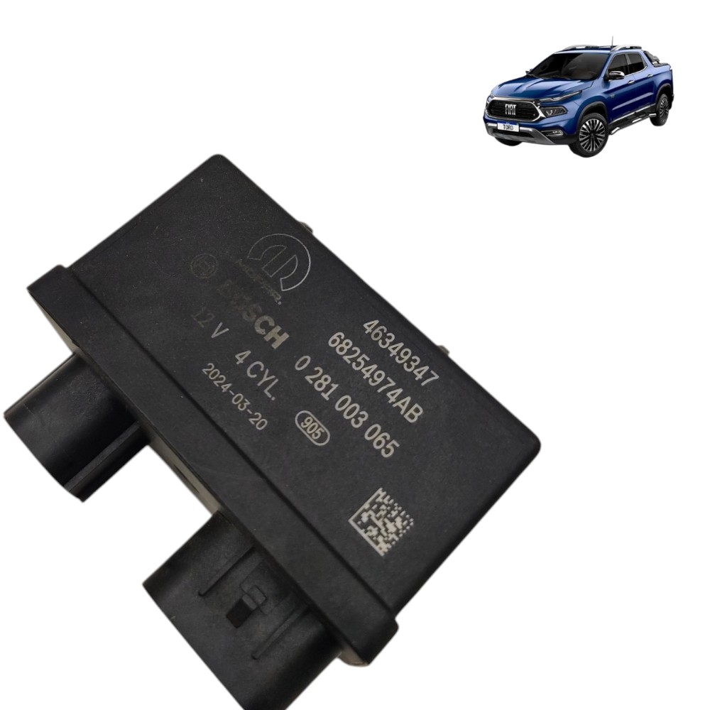 Módulo relé velas aquecedoras Fiat toro Compass 2.0 diesel 1