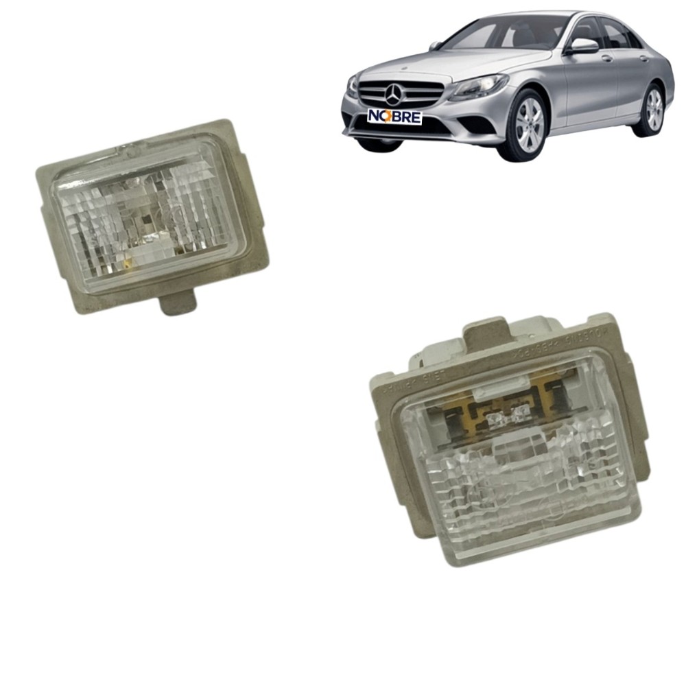 Par luz placa Mercedes c180 2012 2011 2010 2009