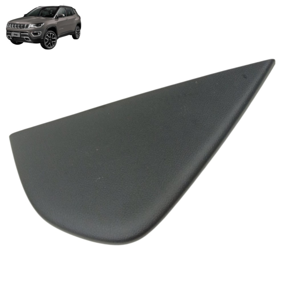 Acabamento Direito Painel Jeep Compass 2018 2019 2020 Preto Moldado