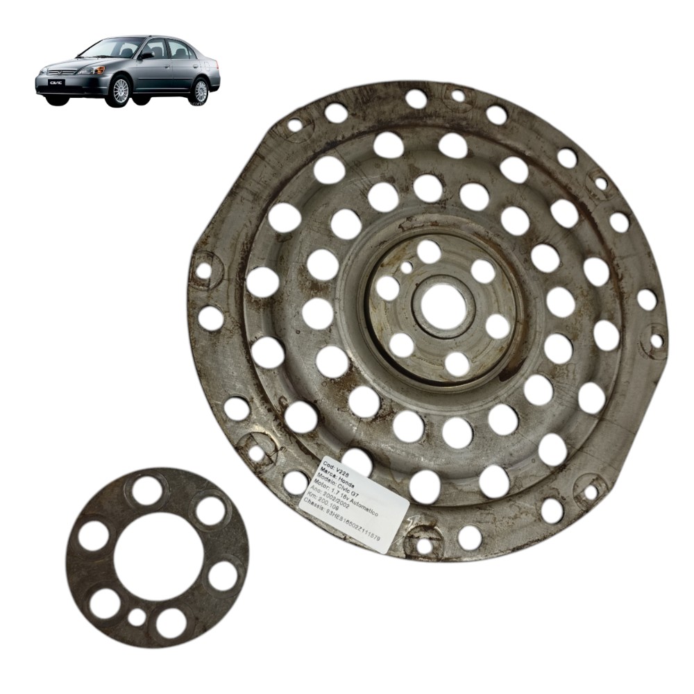 Volante Motor Cremalheira Honda Civic 1.7 Automático 2001 02