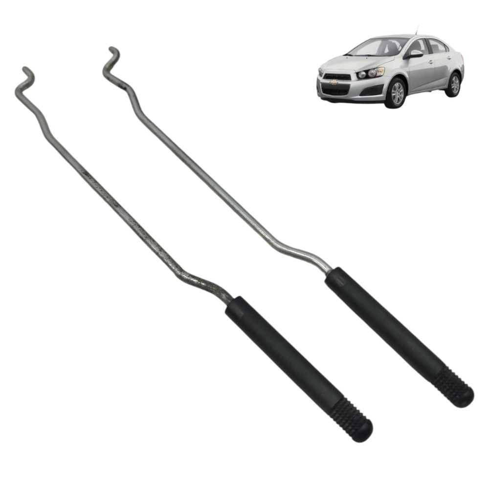 Par pino Trava porta traseira GM Sonic 2014 2013 2012