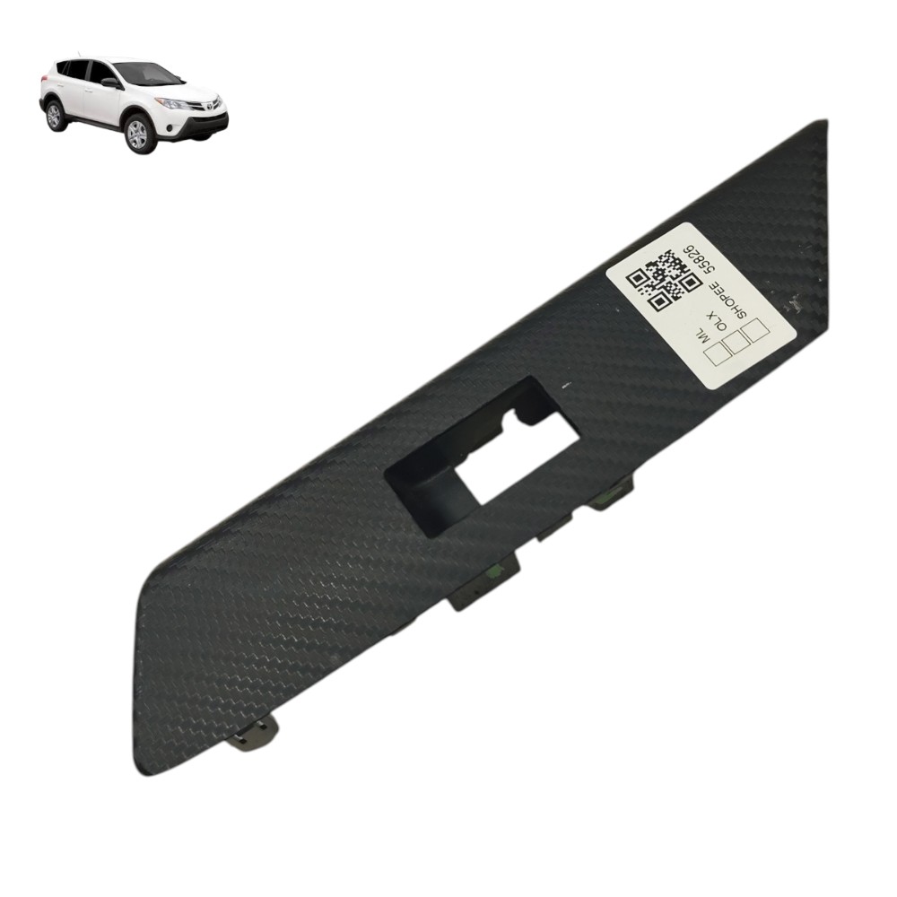 Moldura Botão Vidro Traseiro Esquerdo Toyota Rav4 2014 2015 1