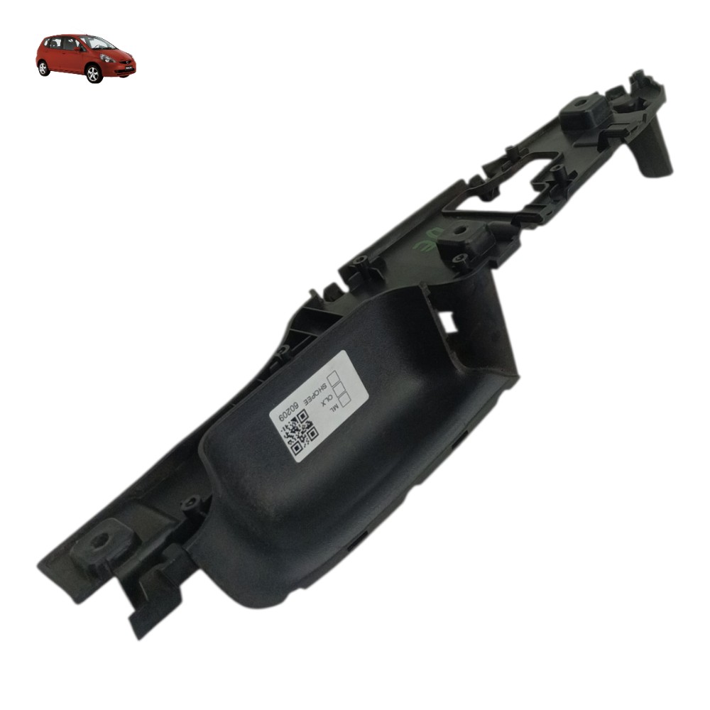 Base Puxador Porta Dianteira Esquerda Honda Fit 2003 2004 Preto 1