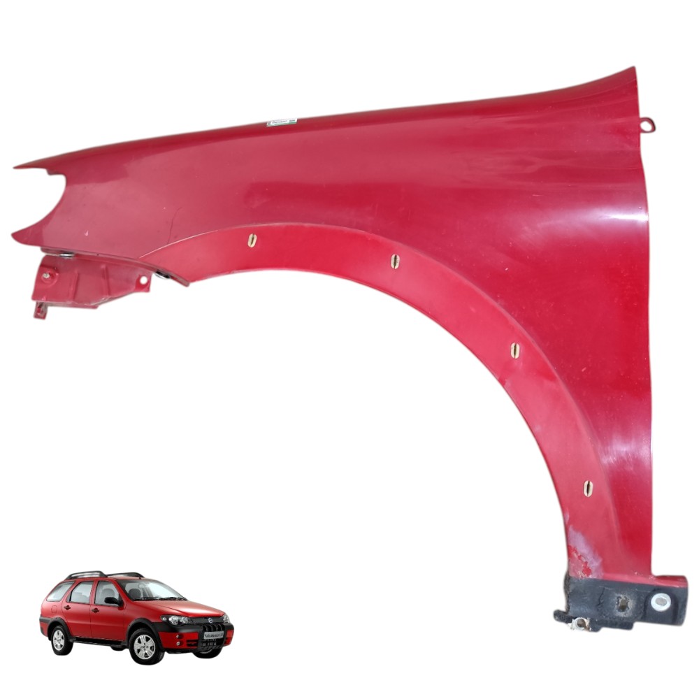 Paralama Esquerdo Fiat Palio 2004 2005 2006 2007 2008 2009 1