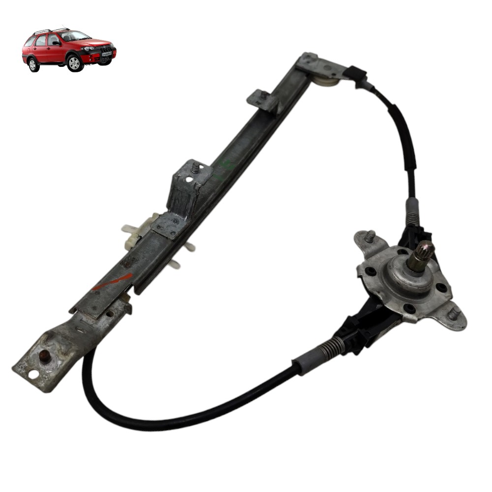 Máquina Vidro Manual Traseiro Esquerdo Fiat Palio 2006 2007 1