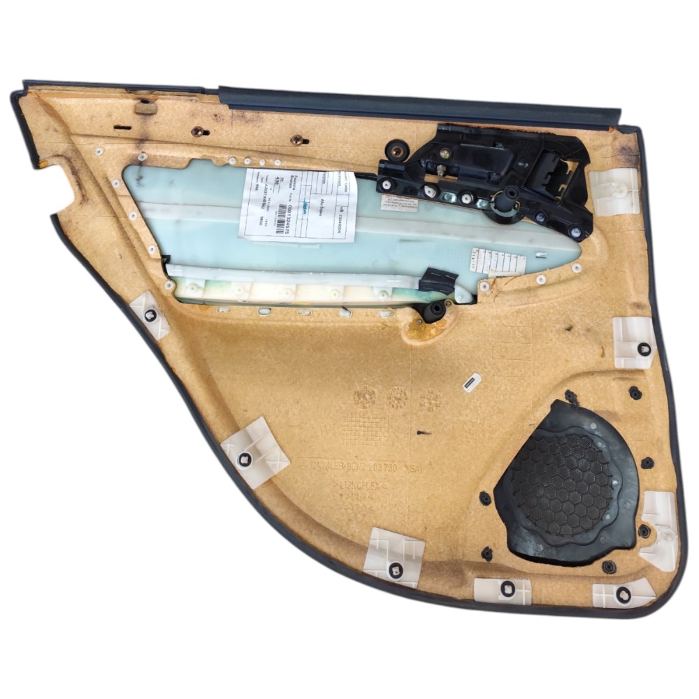 Forro Porta Traseira Direita Mercedes C230k 2003 2004 2005 Preto 4
