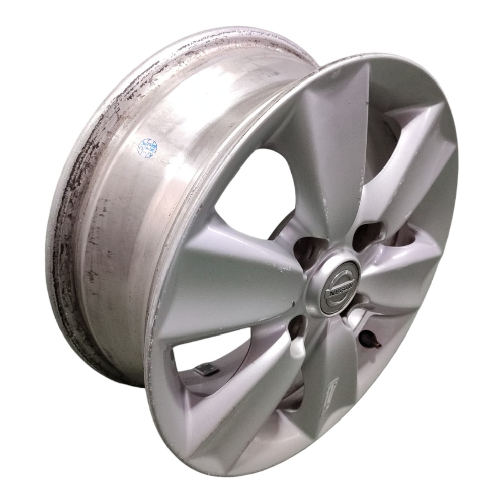 Jogo Roda Aro 15 4×114 Nissan Livina Tiida 2012 2013 Detalhe Cinza 5