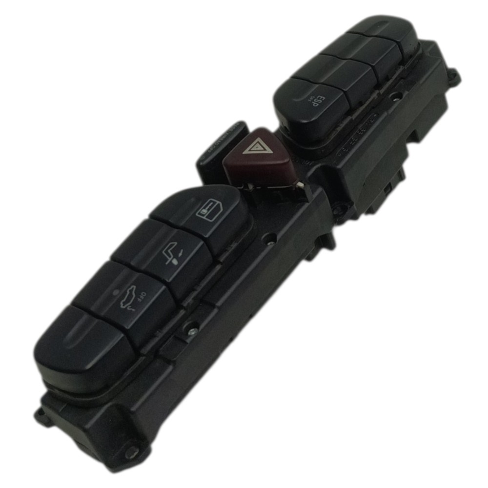 Comando Botão Alerta Trava Porta Esp Mercedes C230k 2003 04 Preto 2