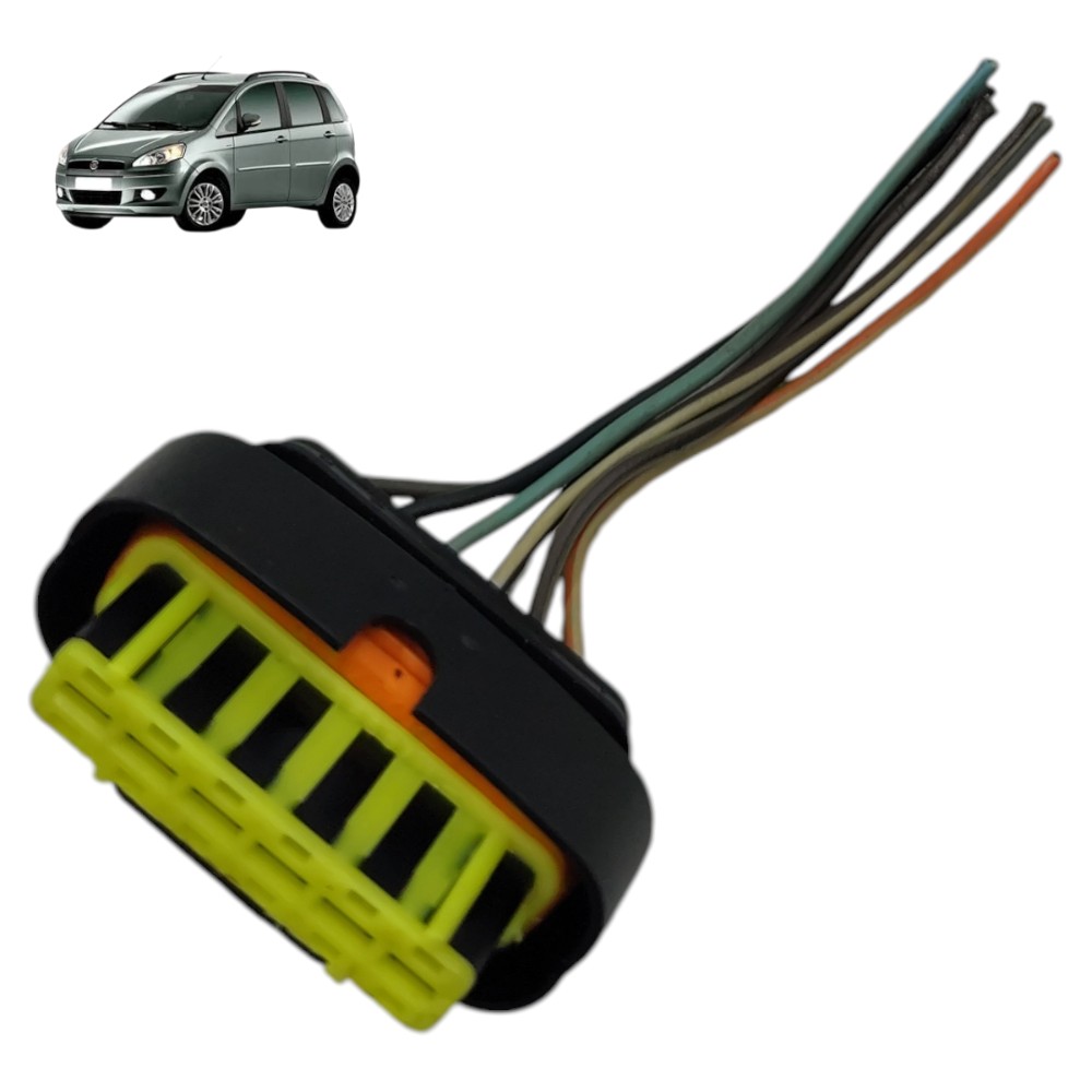 Plug conector pedal acelerador Fiat Idea 2005 2006 2007 2008 1