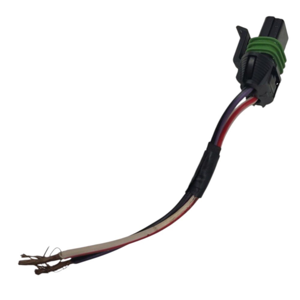 Plug conector motor vidro dianteiro Fiat Idea 2012 2013 2014 3