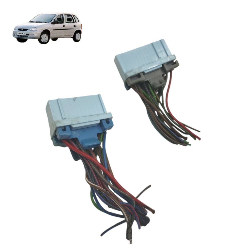 Par plug conector modulo injeção GM Corsa Wind 1.0 8V 2000 1