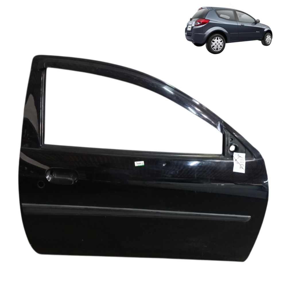 Porta Direita Ford Ka 2013 2012 2011 2010 2009 2008 Dianteira Direito Preto